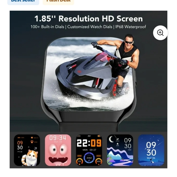 2025 NEW Smart Watch, 1.96''HD Screen SmartWatch for Men Women's - Picture 5 of 5